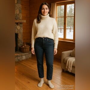 Democracy Ab-solution High Rise Stretch Jeans Black Size 12 Stretch Band Waist